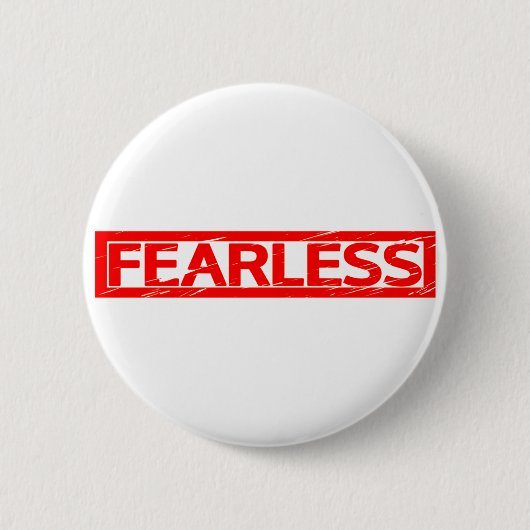 Furchtlose Briefmarke Button (Vorderseite)