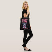 Furchtlose, furchtbare Pitbull-Mama | Schwarze Pit Tasche (Am Model)