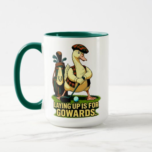 Furchtlose Golfgans Tasse (Links)