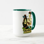 Furchtlose Golfgans Tasse (VorderseiteRechts)