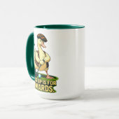 Furchtlose Golfgans Tasse (Vorderseite Links)