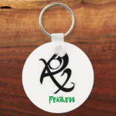 Furchtlose Rune Schlüsselanhänger (Vorderseite)