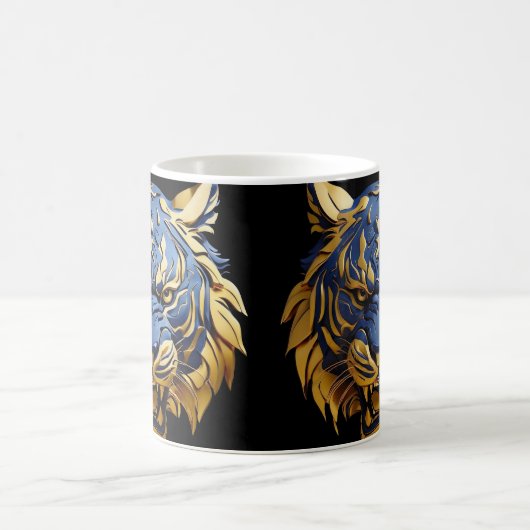 Furchtlose Serie: Tiger Kaffeetasse (Mittel)