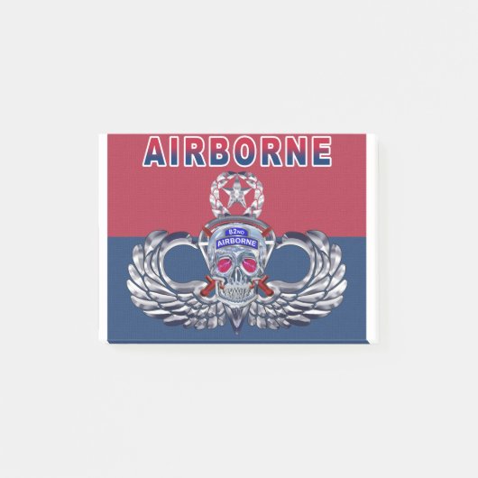 Furchtloser 82. Im Flugzeug Geschäftsbereich Post-it Klebezettel (Vorderseite)