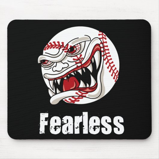Furchtloser Baseball Mousepad (Vorne)