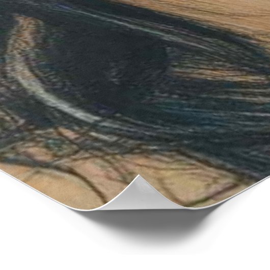 Furchtloser Blick Poster (Ecke)