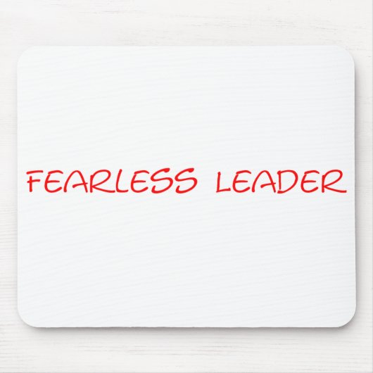Furchtloser Führer Mousepad - besonders (Vorne)