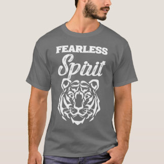 Furchtloser Geist Tierliebhaber-Geschenk vintage T-Shirt