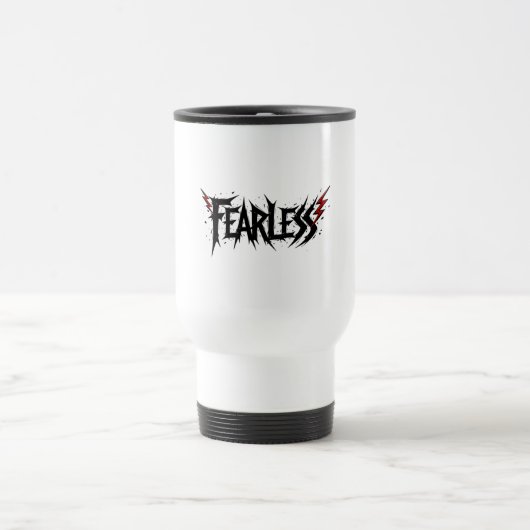 Furchtloser Grafischer Tasse Cup Edgy Lightning Bo (Mittel)