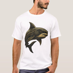 Furchtloser Hai - Tauchen in den Power T-Shirt