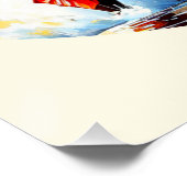 Furchtloser Junge trifft Elefantenbullen Poster (Ecke)
