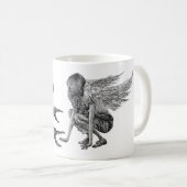 Furchtloser Liebe Scorpion Angel Kaffeetasse (VorderseiteRechts)
