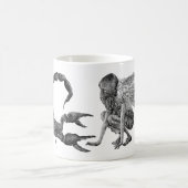 Furchtloser Liebe Scorpion Angel Kaffeetasse (Mittel)