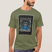 Furchtloser Löwendesign-T - Shirt (Vorderseite)