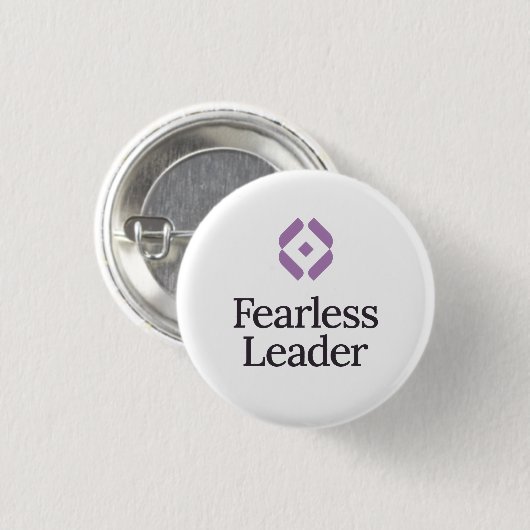 Furchtloser Pin Button (Vorne & Hinten)
