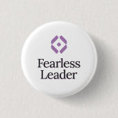 Furchtloser Pin Button (Vorderseite)