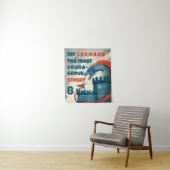 Furchtloser Ritter und Drache Wandteppich (Beispiel)