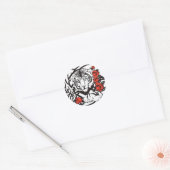 Furchtloser Tiger - grenzenlos Runder Aufkleber (Umschlag)