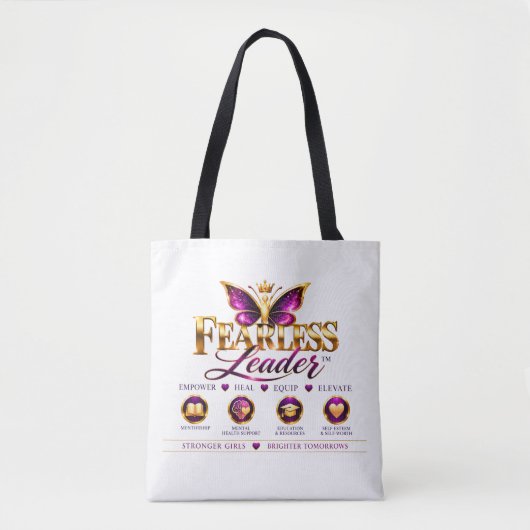 Furchtloser Tote Tasche (Vorderseite)