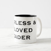 FURCHTLOSER U. GELIEBTER FÜHRER ZWEIFARBIGE TASSE (VorderseiteRechts)