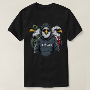 Furchtloses Adlerviertel - mutiges und kraftvolles T-Shirt