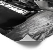 Furchtloses Boxen unter Jahrmarktlichtern Poster (Ecke)