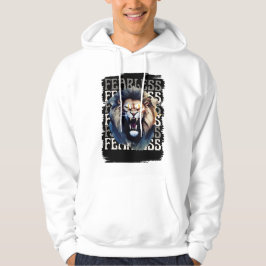 Furchtloses Brüllen – Kühner Löwe Hoodie