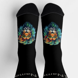 Furchtloses Brüllen – Kühner Löwe  Socken