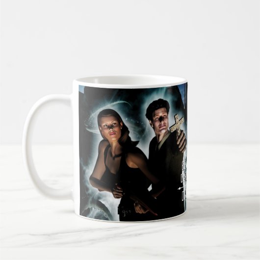 Furchtloses junges Paar Kaffeetasse (Links)