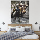 Furchtloses Mädchen gewinnt einen Verbündeten Leinwanddruck (Insitu (Schlafzimmer))