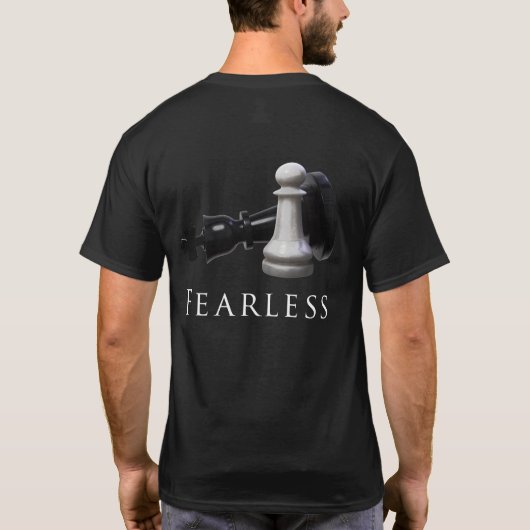 Furchtloses Schach T-Shirt (Rückseite)
