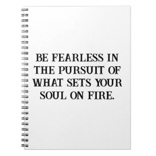 Furchtloses Soul - Inspiration-Notebook Notizblock