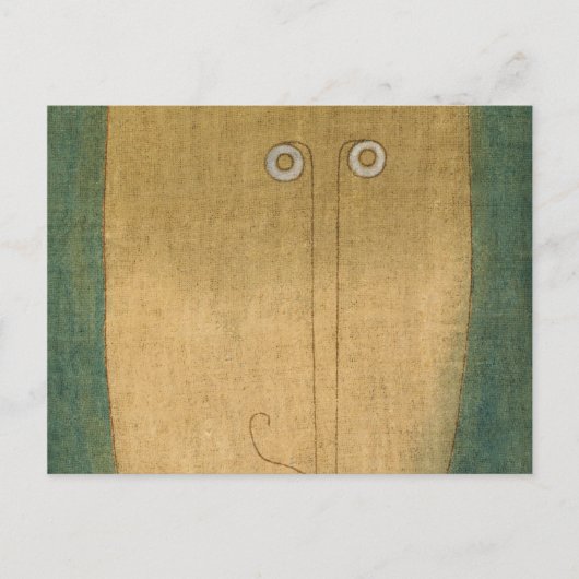 Furchtmaske, 1932 von Paul Klee Postkarte (Vorderseite)