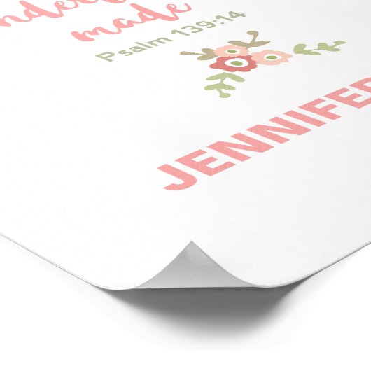 Furchtvoll und wunderbar Made Kinderzimmer Poster (Ecke)