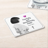 Furchtvoll und wunderbar Made Niedlich Girl Christ Rechteckiger Pappuntersetzer (angewinkelt)