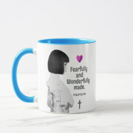 Furchtvoll und wunderbar Made Niedlich Girl Christ Tasse