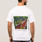 Furcifer pardalis Chamäleon T-Shirt (Rückseite)