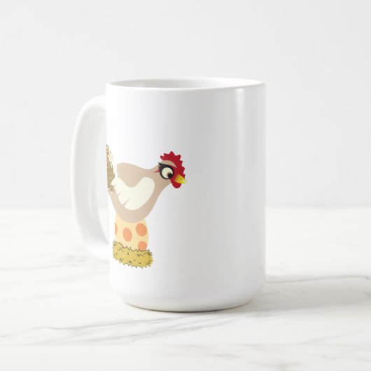 Furdiburb u. Huhn-Mutter Mug Kaffeetasse (Vorderseite Links)