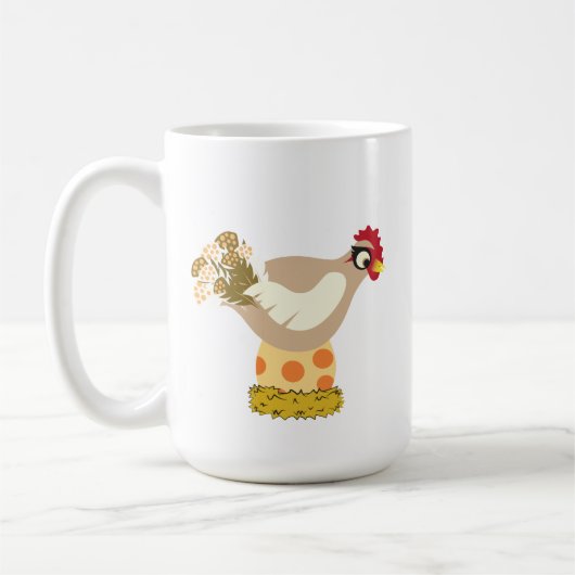 Furdiburb u. Huhn-Mutter Mug Kaffeetasse (Links)