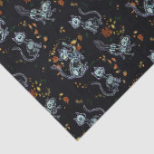 Furever Friends Spooky Ghost Cats Seidenpapier (Detail)