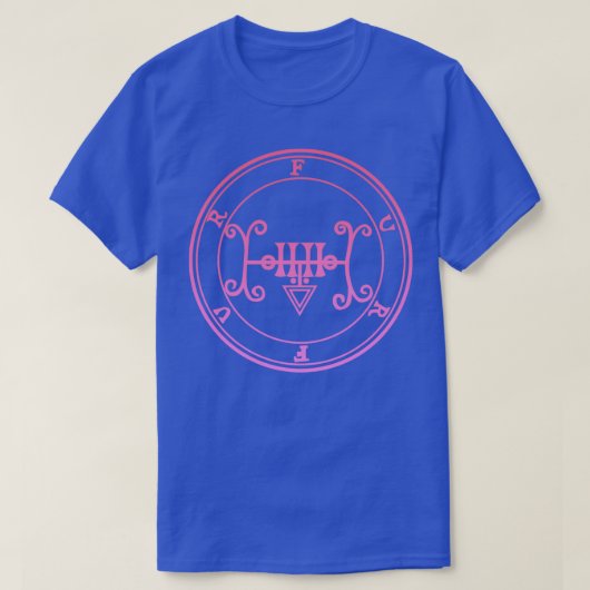 Furfur Sigil lehrt geheim pink glatt T-Shirt (Design vorne)