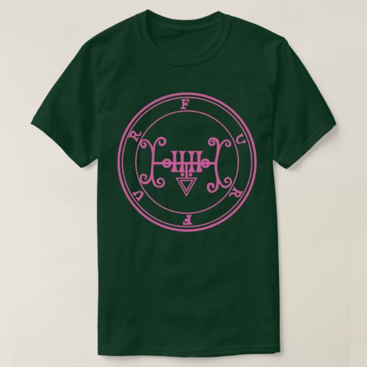 Furfur Sigil lehrt geheim pink T-Shirt (Design vorne)