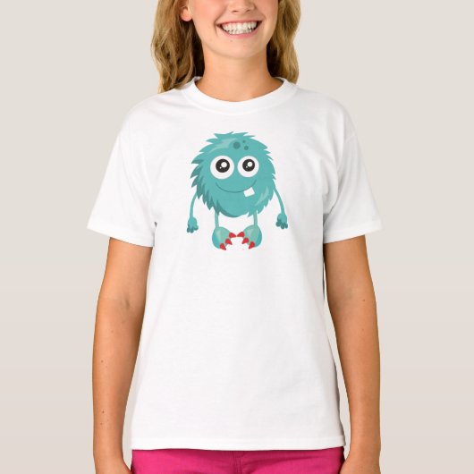 Furfurmonster, Blaumonster, Niedliches Monster, Al T-Shirt (Vorderseite)