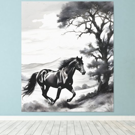 Fúria Equina Leinwanddruck (Insitu (Holzboden))