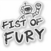 Furiefäuste Aufkleber (Vorderseite)