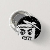 Furies Fast KARL der Roboter mit Rakete im All Button (Vorne & Hinten)