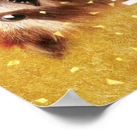 Furioses glückliches Poster (Ecke)