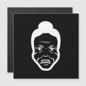 Furious Bun Granny – Fridge Magnet (Vorne/Hinten)