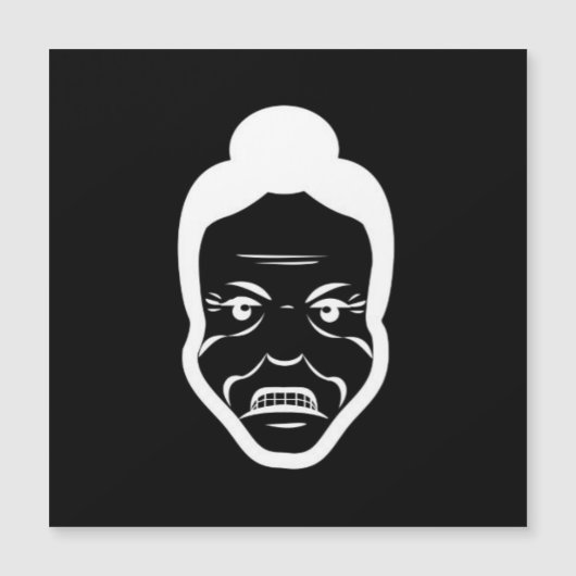 Furious Bun Granny – Fridge Magnet (Vorderseite)