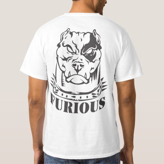 Furious Dog Graphic T - Shirt (Rückseite)